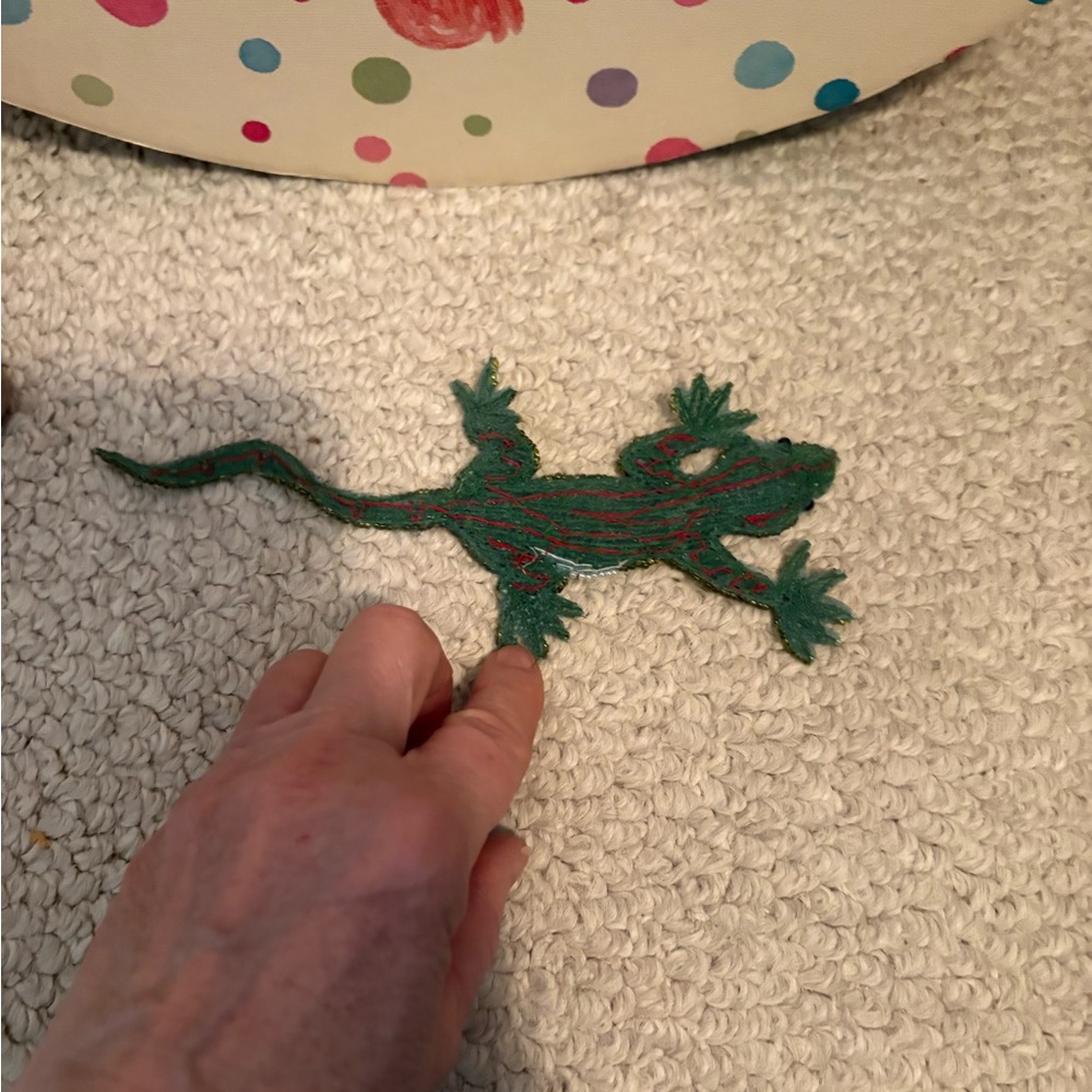 Beaded Gecko Lizard Patch New - image 5